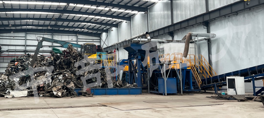 Scrap car crushing and sorting line - Wuhan
